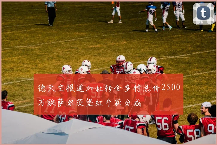 德天空报道加杜转会多特总价2500万欧萨尔茨堡红牛获分成